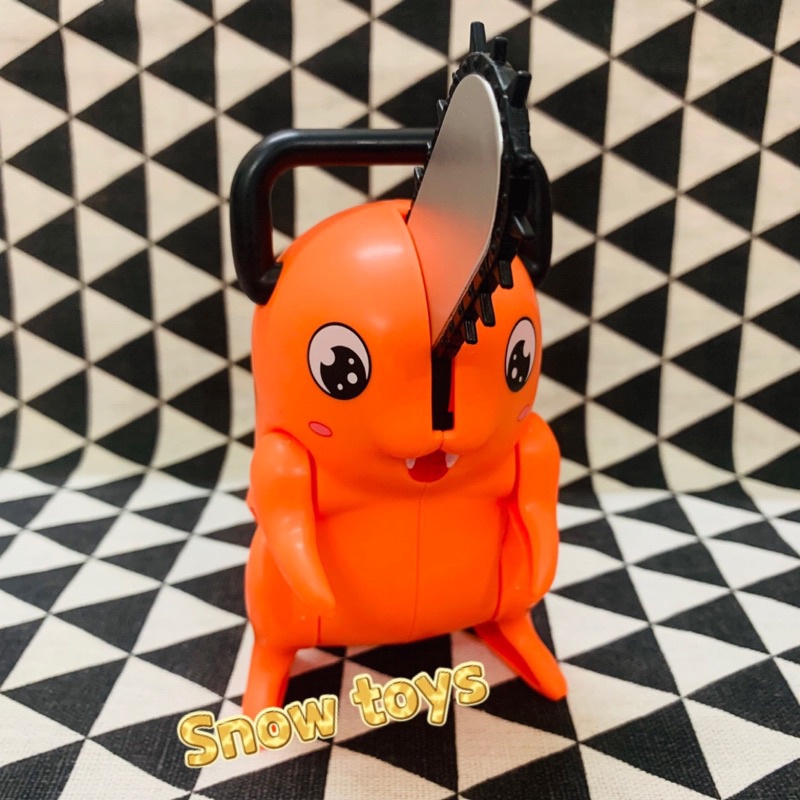Mô hình Chainsaw Man - Mô hình Pochita Đồ chơi Pochita cử động được tay chân đuôi lưỡi cưa  - Cao 15cm