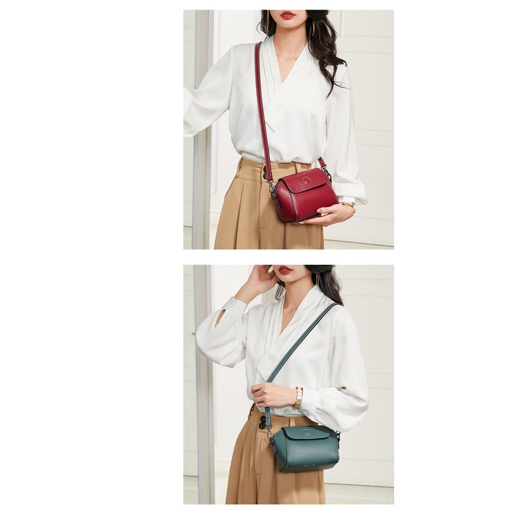 Túi Đeo Chéo Da Bò Thật Cỡ Nhỏ Thời Trang Nữ Sành Điệu