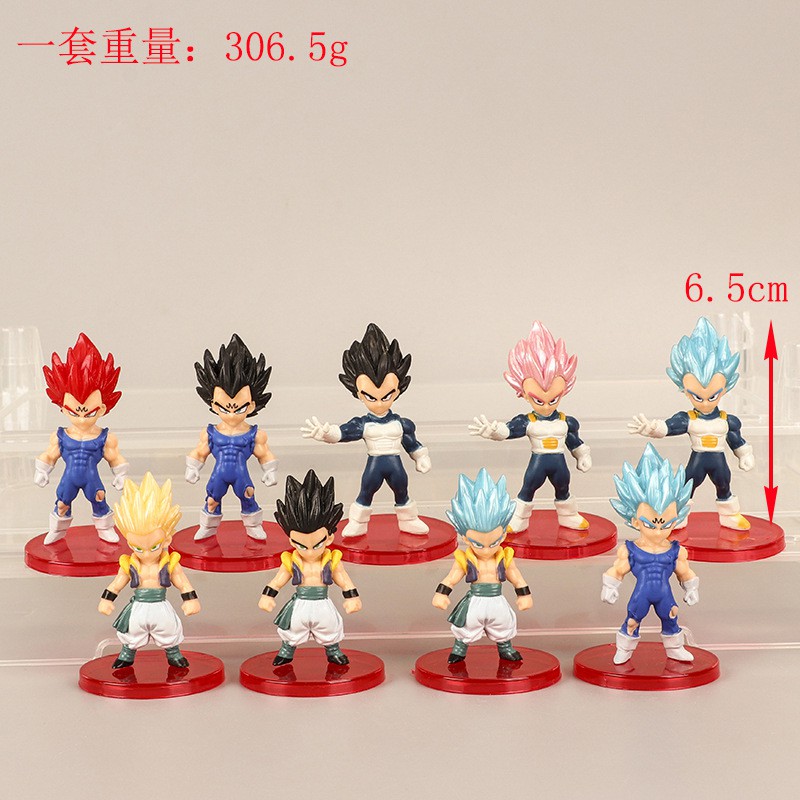 Combo 21 nhân vật 7 viên ngọc rồng cao 6-7CM son Goku CB21.2