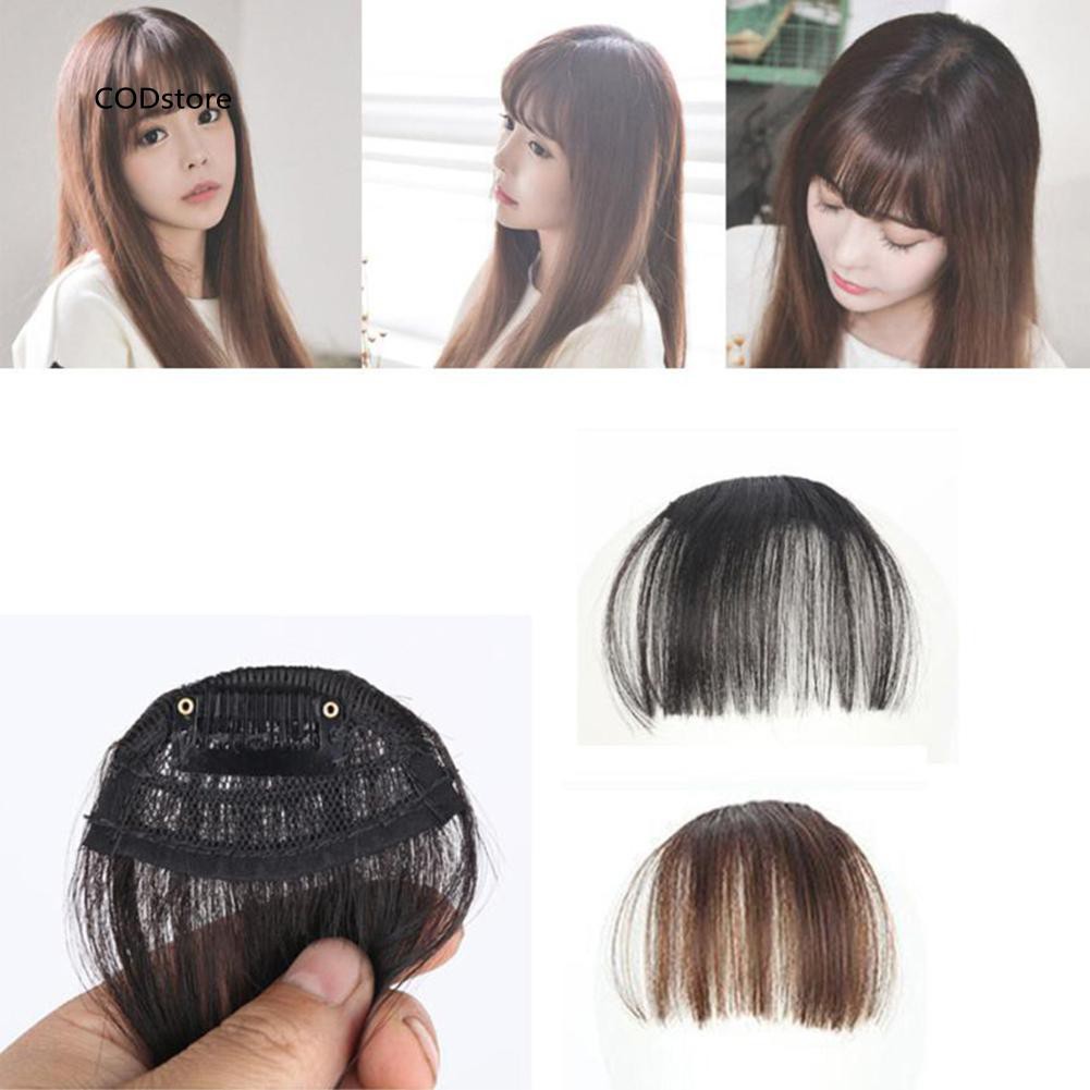 Bộ mái ngang gắn tóc tạo vẻ dễ thương cho bạn nữ
