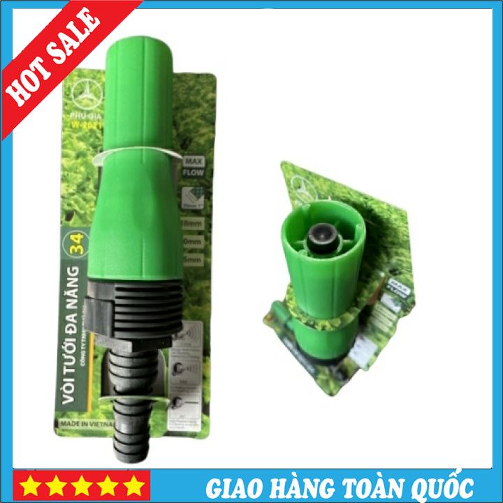 Đầu vòi tưới đa năng 27-34, đầu vòi tưới cây