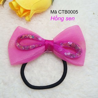 [Xả hàng] SET 4 ĐỒ CỘT TÓC NƠ LỚN 10cm [ảnh+video thật]