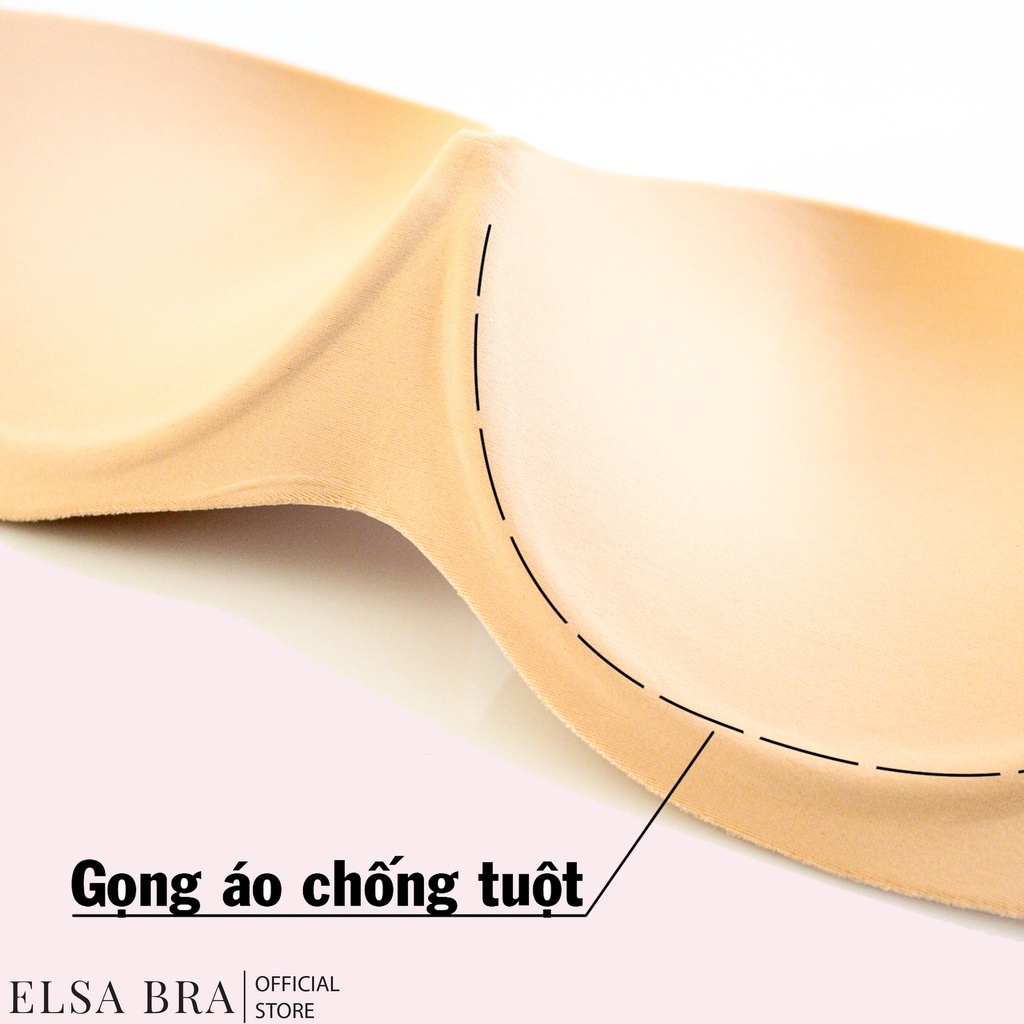 Áo Ngực Quây Ngang Chống Tuột ELSA BRA Không Dây Vai Tặng Kèm Dây Lưng Trong Suốt - 218