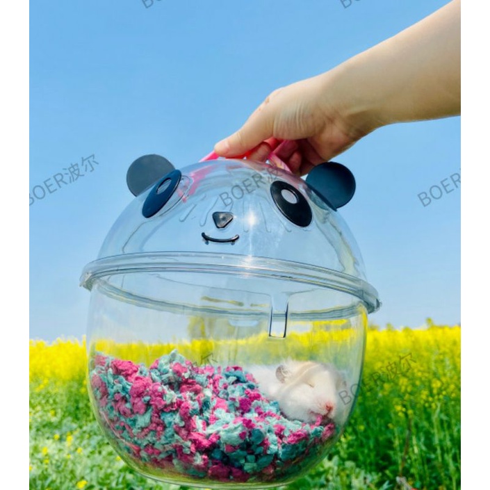 Lồng panda takeaway cho hamster và thú cưng nhỏ