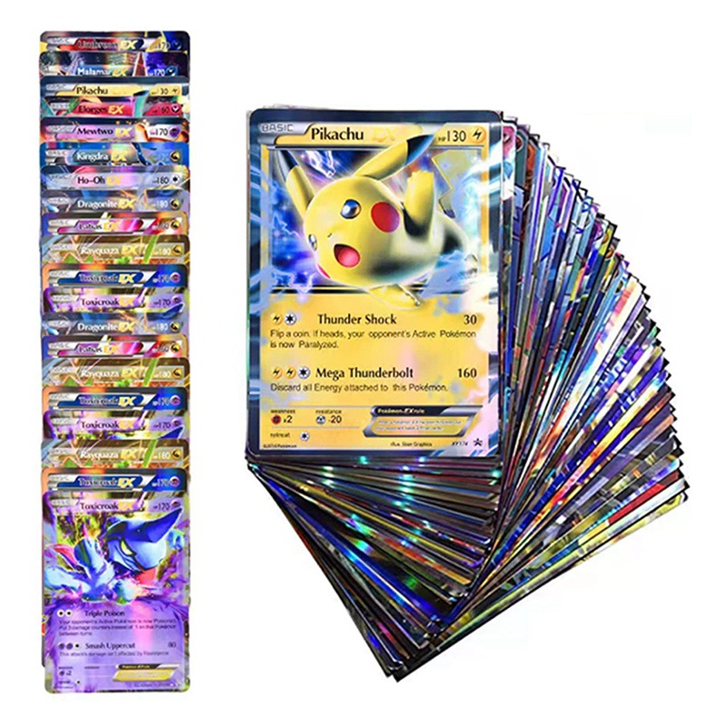 Set 100 Tấm Thẻ Bài POKEMON TCG