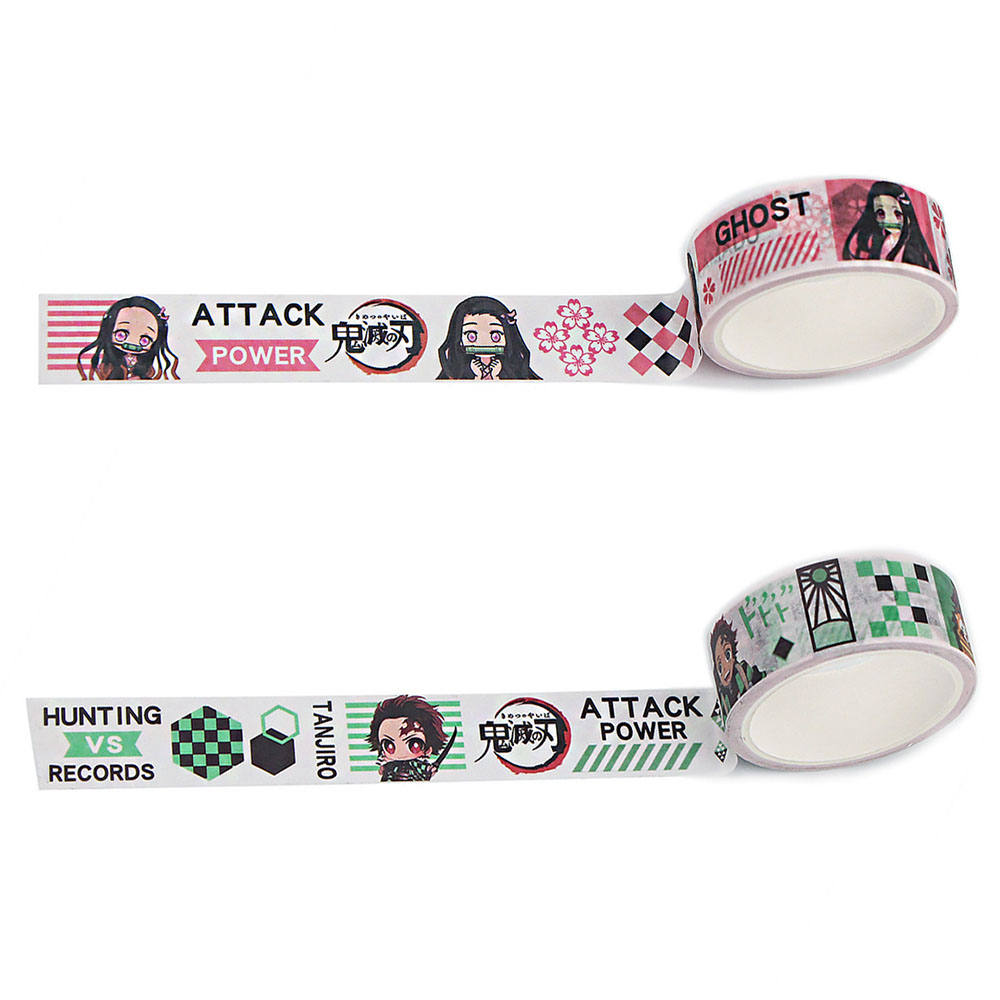 Cuộn Băng Dính Trang Trí In Hình Anime Dễ Thương