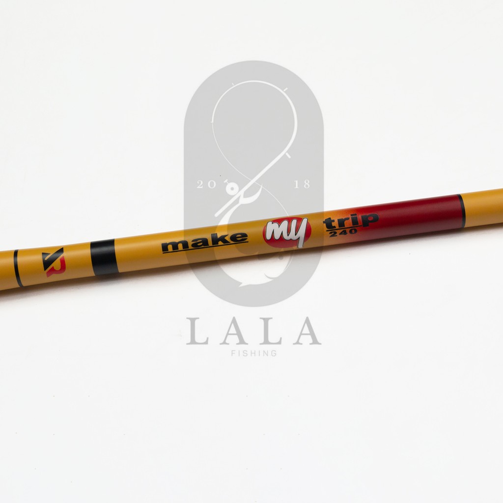 Cần câu tay JR Make My Trip lóng ngắn, nhỏ gọn bỏ vừa cốp xe