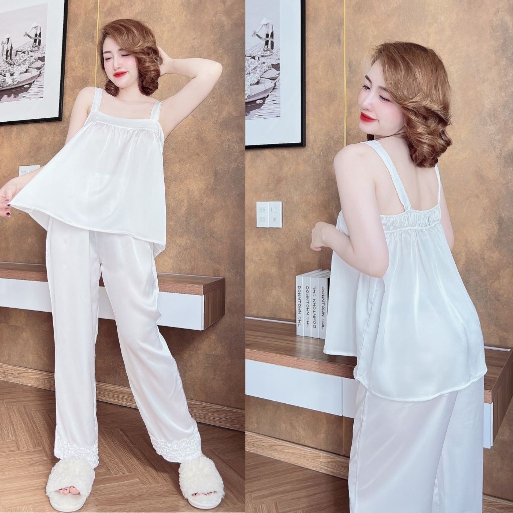 Đồ Ngủ Nữ MIKY Đồ Ngủ Sexy lụa Satin cao cấp mềm mại xinh xắn &lt; 65KG