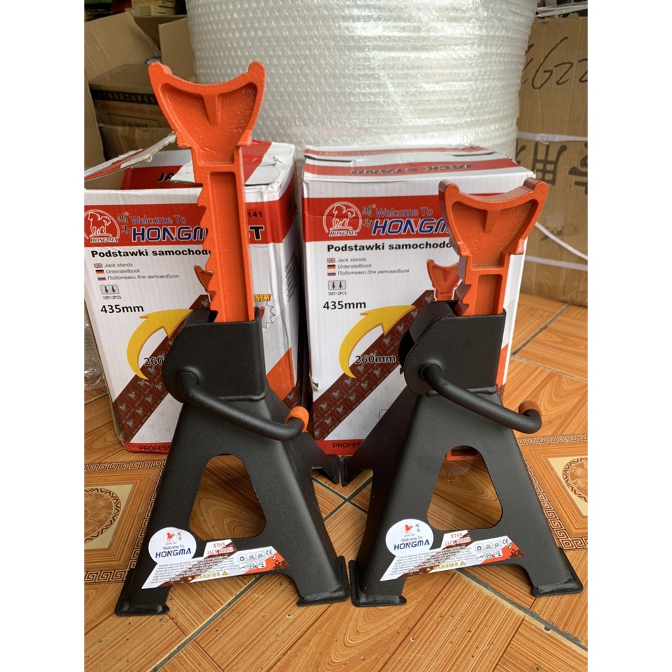 Mễ kê ô tô 3 tấn, kích đỡ xe 3 tấn Hongma