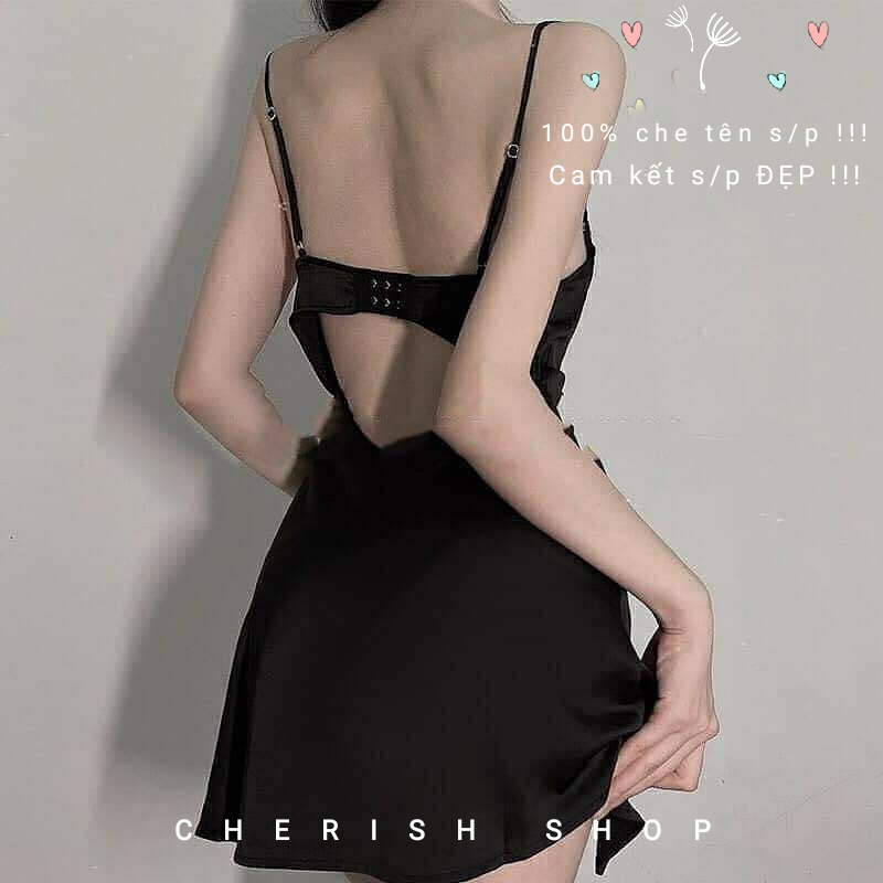 (M36) [ Hàng đẹp ] Váy ngủ cao cấp sexy lụa , Đầm mặc nhà gợi cảm quyến rũ | BigBuy360 - bigbuy360.vn