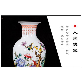 Bình hoa gốm sứ dài con chim [Chất Lượng] [Giá Tốt]
