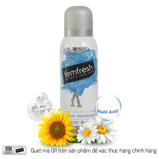 Xịt thơm mát vùng kín cao cấp Femfresh Ultimate Care Deodorant 125ml