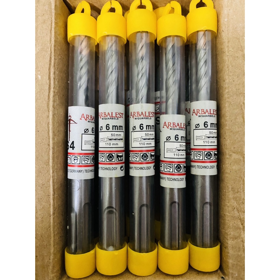 Mũi Khoan bê tông Arbalest Phi 6mm đến 16mm- Chính hãng
