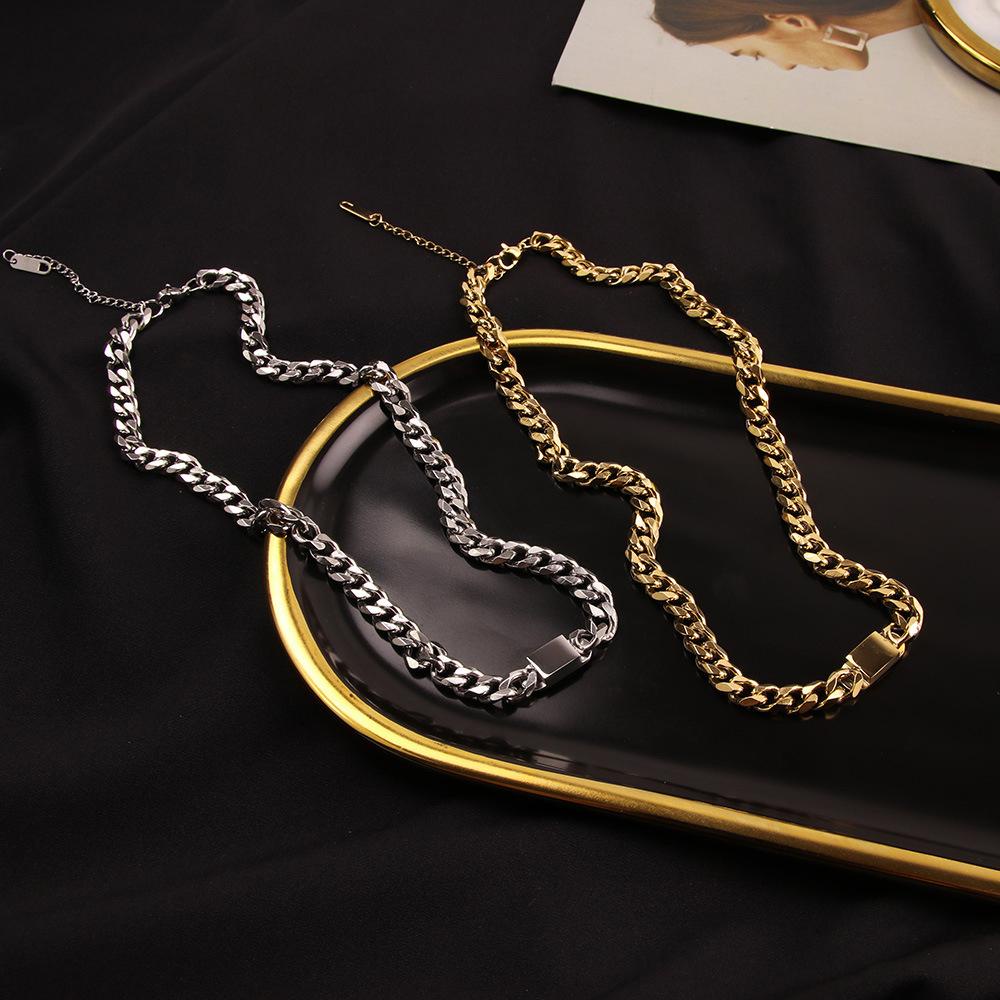 Vòng Đeo Tay / Dây Chuyền Bằng Thép Titan Điều Chỉnh Được Thời Trang