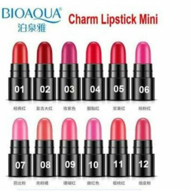 (hàng Mới Về) 1 Bộ Son Môi Bio Aqua Mini 12 Màu Sắc Tùy Chọn | BigBuy360 - bigbuy360.vn