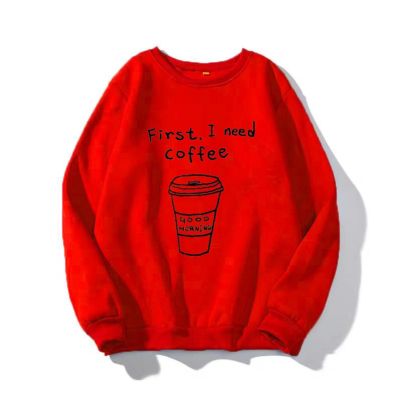 Áo sweater nữ I need coffee