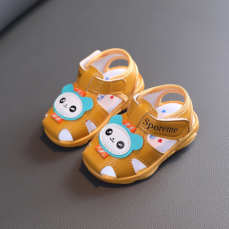GIÀY SANDAL KÊU TIT TIT CHO BÉ TRAI BÉ GÁI 6-36 THÁNG. XĂNG ĐAN QUAI HẬU CHO BÉ TẬP ĐI. BABY LINK