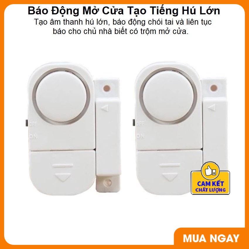 Combo 2 Chuông chống trộm mini gắn cửa chuông kêu khi có người mở cửa