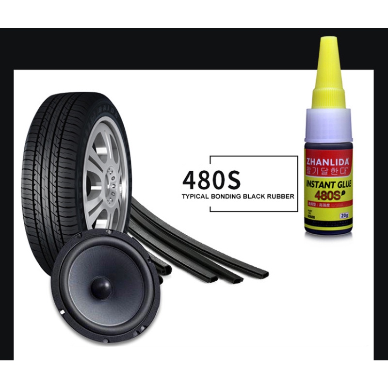 Hàng mới về Keo dán sửa chữa lốp xe hơi màu đen siêu dính 480S