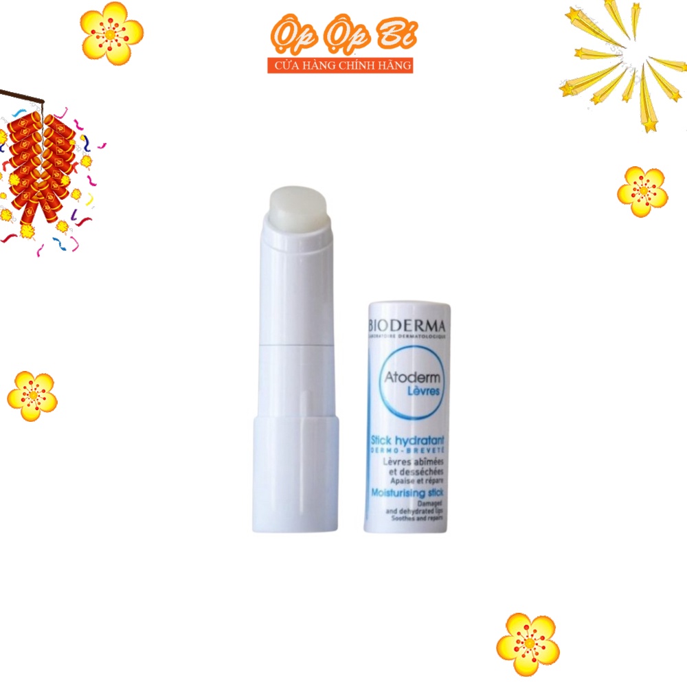 Son Dưỡng Bioderma Atoderm Levres Pháp Ẩm Cho Môi ,Giúp Môi Mềm Mại, Không Bị Khô, Nứt, Nẻ - Hàng Chính Hãng