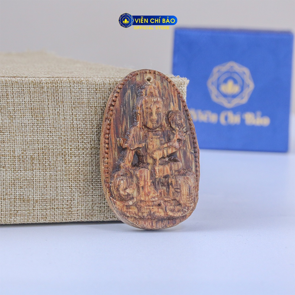 Mặt dây chuyền trầm hương nam nữ phật phổ Hiền Bồ Tát thời trang phụ kiện trang sức  Viễn Chí Bảo M200351