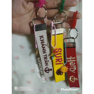 Nametag gấu thêu
