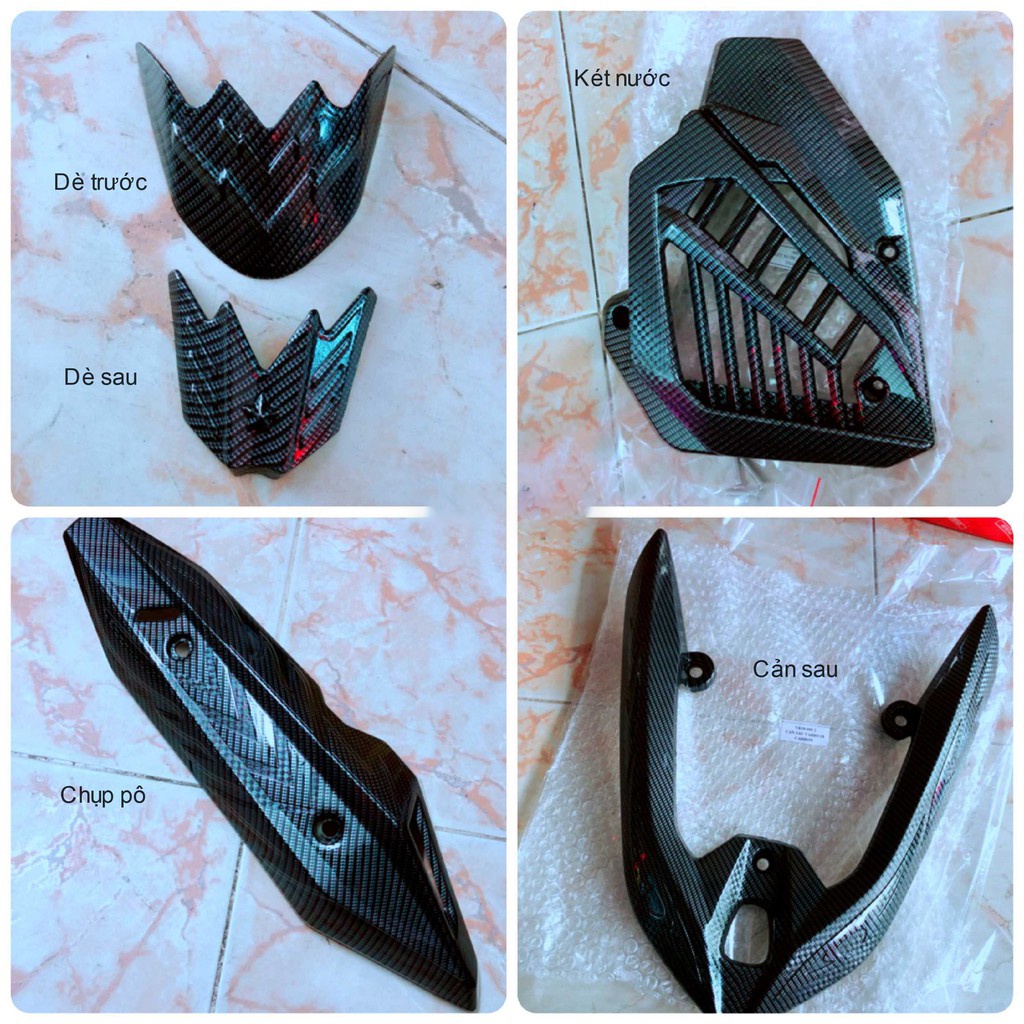 Ốp trang trí carbon Vario / Click 150 năm 2018, 2019, 2020, 2021