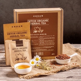 Combo 30 ngày trà thải độc chuan nature detox organic herbal tea