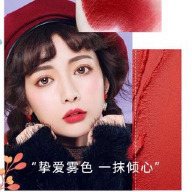 [Hàng mới về] Son Kem Màu Lì hộp trái tim  Không Thấm Nước Mềm Mịn Lâu Trôi | BigBuy360 - bigbuy360.vn