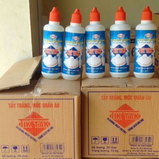 Tẩy mốc quần áo tik tak to