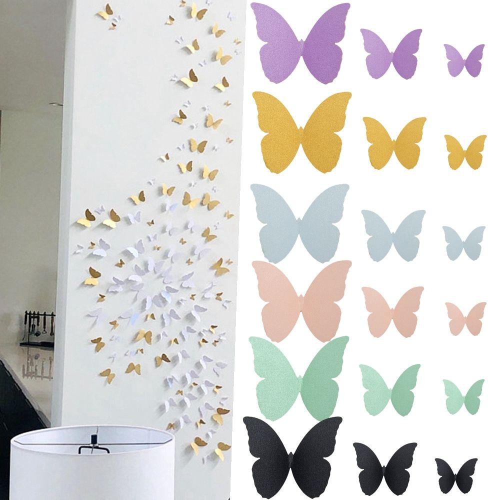 NICKOLAS Miếng Dán Tường Hình Khinh Khí Cầu 3D Dễ Chùi Rửa