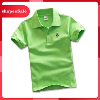 [Hàng Cao Cấp ] Áo thun POLO cotton thoáng khí cho bé