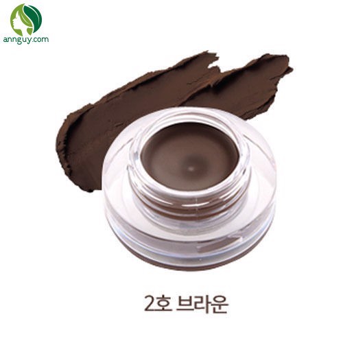 Gel Kẻ Mắt Tonymoly Kèm Cọ Màu Nâu Gel Eyeliner 02 Brown - Cọ Kẻ Mắt Nước Tonymoly Màu Nâu Brown