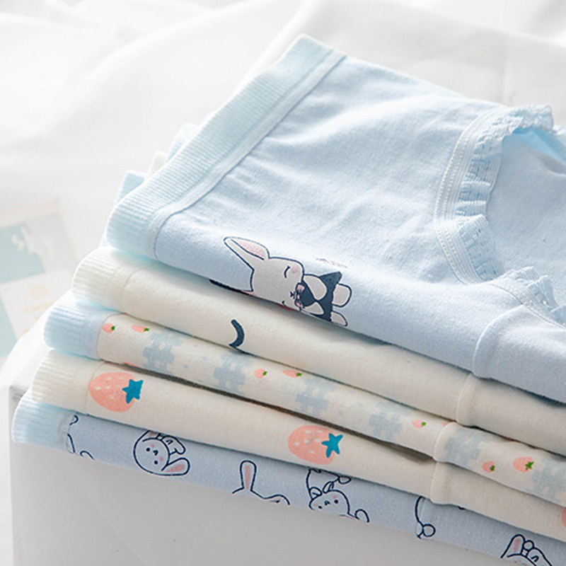 Quần lót cotton lưng vừa họa tiết dễ thương cho nữ