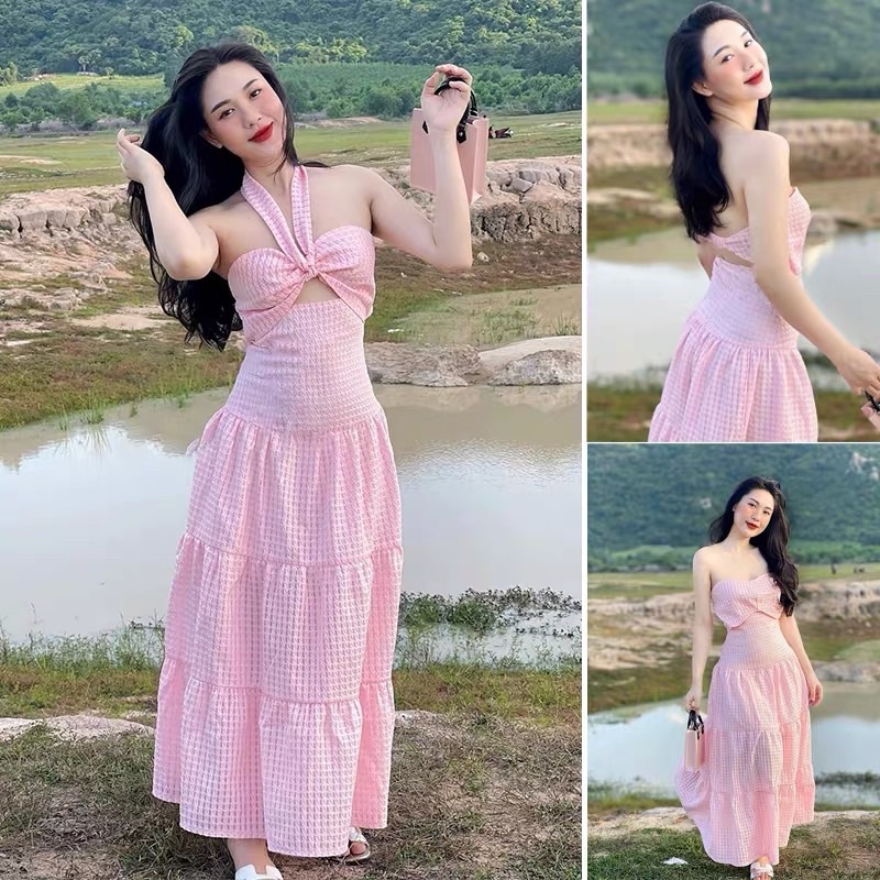 Đầm cut eo hở lưng