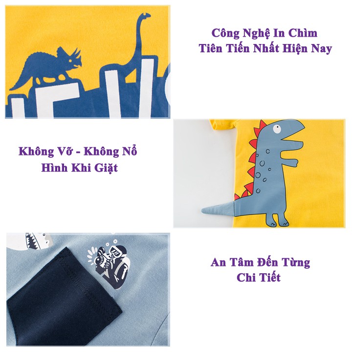 Áo bé trai 27Kids in hình nghộ nghĩnh áo thun cho bé từ 1 đến 8 tuổi chất 100% cotton bông tự nhiên hàng xuất khẩu âu mỹ