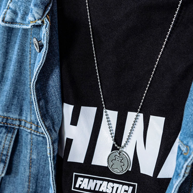 Dây Chuyền Mặt Gấu Phong Cách Hip Hop