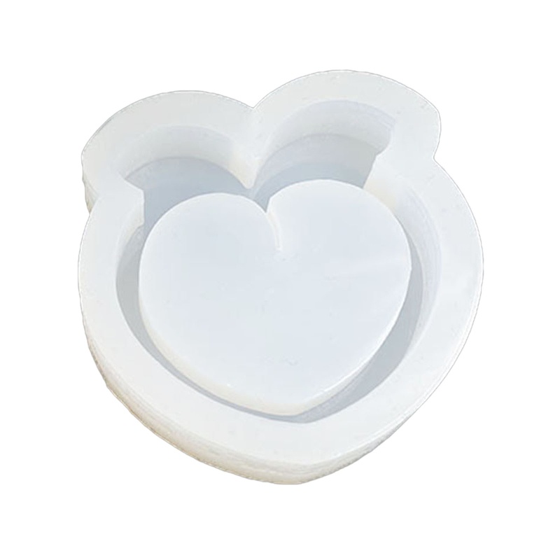 Khuôn Silicone Làm Móc Khóa Hình Mặt Trăng Có Cát Chảy