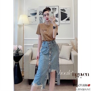 Chân váy LoeWe xẻ vạt