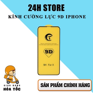 Cường lực iphone 9d full màn hình