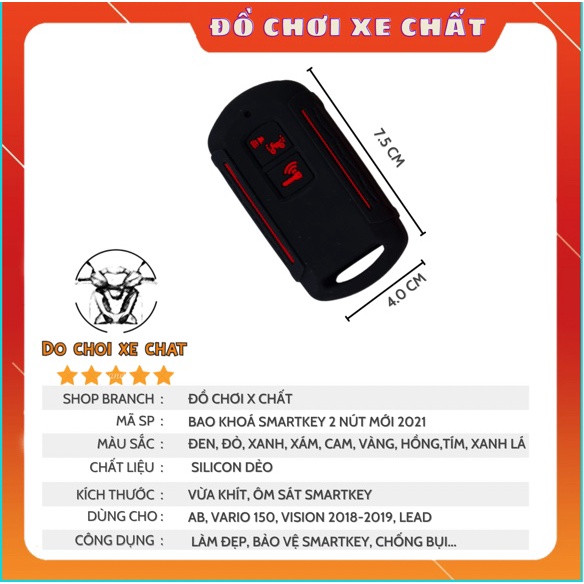 [Mã LIFEAU5SALE giảm 20k đơn 50k] Bao khoá Smartkey HONDA thế hệ mới cho VARIO 150, AB, LEAD, VISION 2019