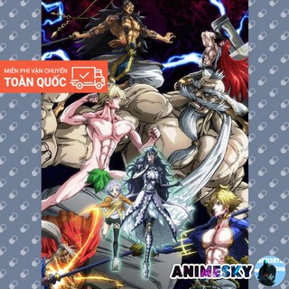 Poster tranh treo tường Record of Ragnarok Đại chiến người và thần - Poster anime dán tường