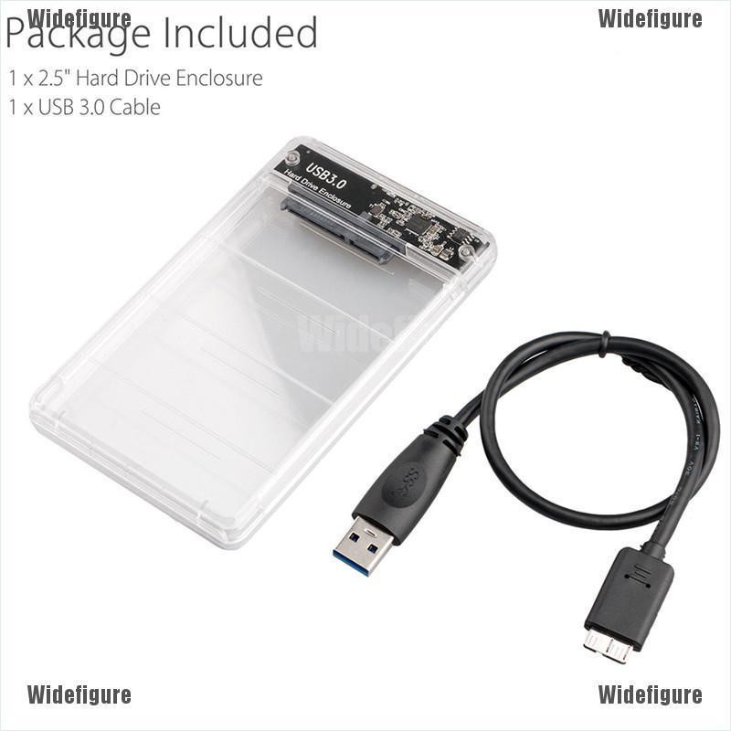 Hộp Đựng Ổ Cứng Ngoài 2.5 Inch Sata Usb 3.0 Hdd Có Đèn Led