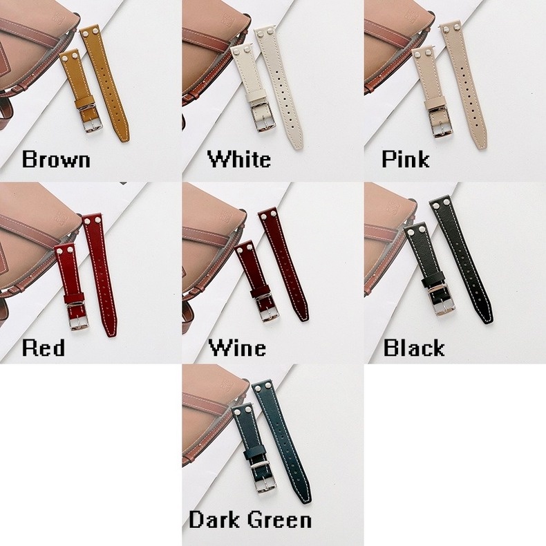 Dây đeo da chất lượng cao thích hợp cho đồng hồ thông minh Apple watch 2 3 4 5 6 SE 42mm 38mm 40mm 44mm