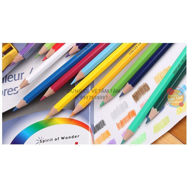 [ TÂM TÂM ]-Chì màu khô Pentel,  Pentel Pencil color-