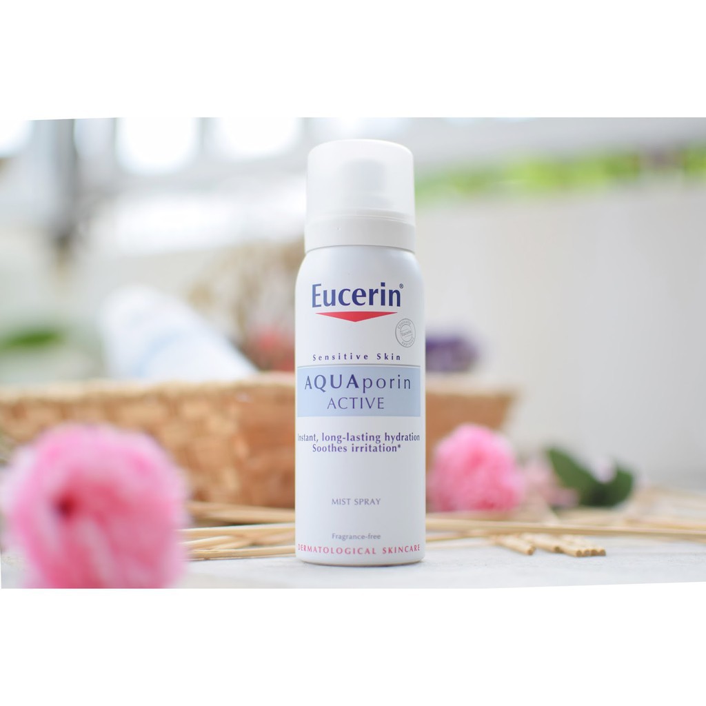 EUCERIN Xịt Dưỡng Ẩm Chống Lão Hóa Eucerin Aquaporin Active 50ml