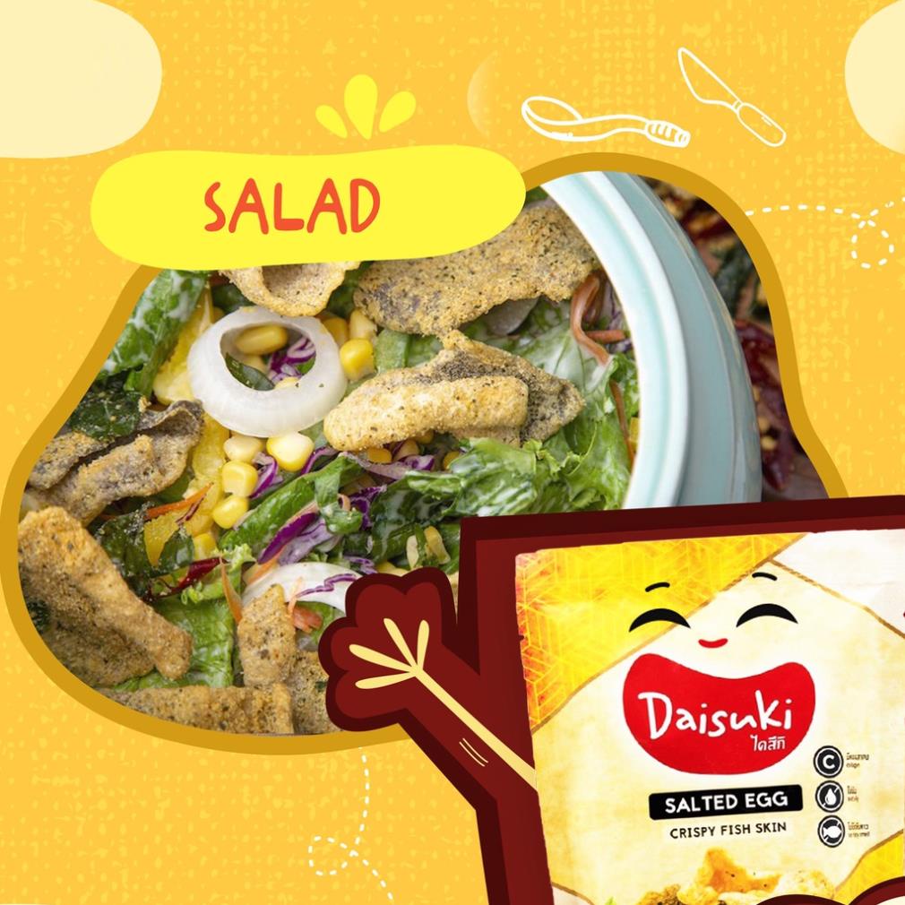 Da Cá Trứng Muối DAISUKI THÁI LAN Gói 30G