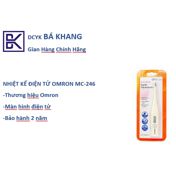 NHIỆT KẾ ĐIỆN TỬ OMRON MC-246