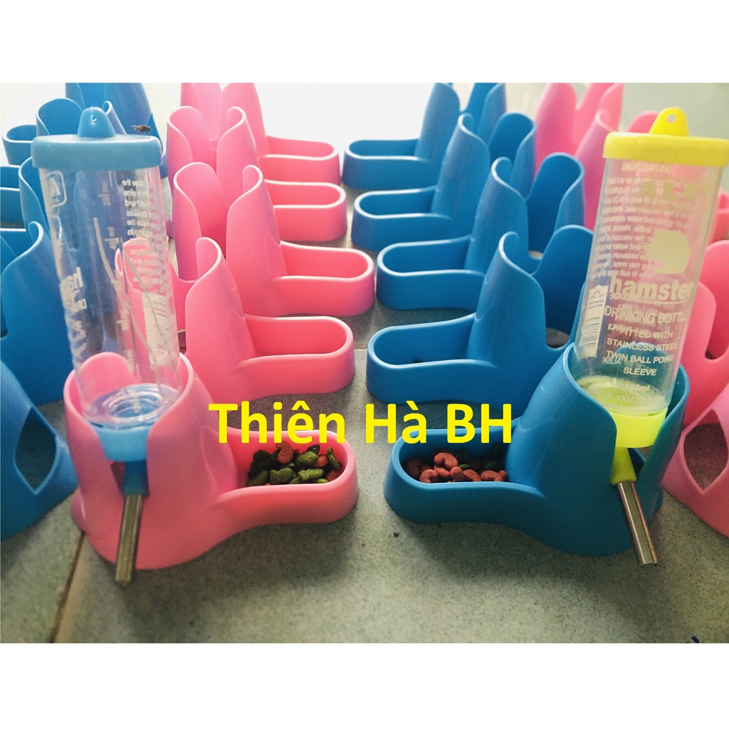 Đế bình nước hamster đôi nước 2 in 1