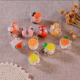 KẸP TÓC 3 RĂNG MINI / KẸP TÓC HÌNH TRÁI CÂY